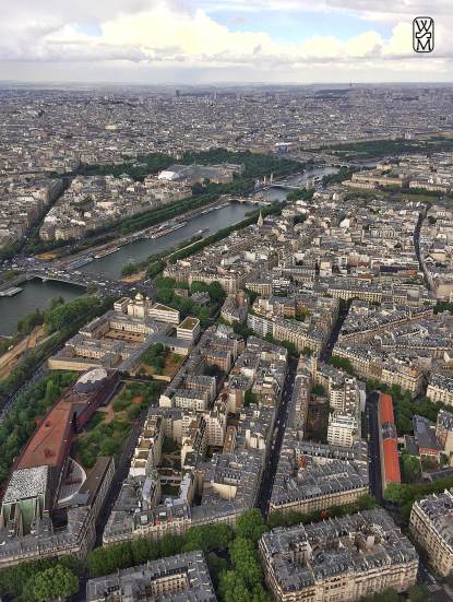 Paris viewed from Eiffel Tower